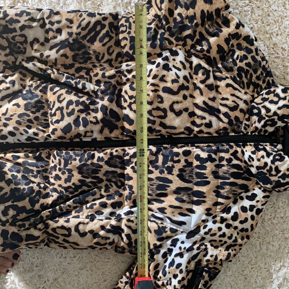 Express Leopard Print Puffer Jacket - image 6